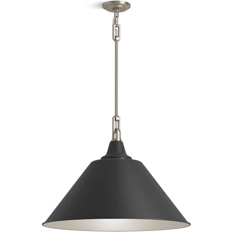 Kohler Lighting 42203-PE01 Varla 24" Wide Pendant - Matte Black / Brushed Nickel