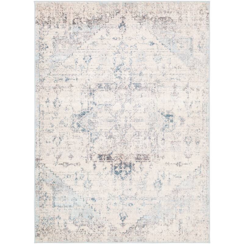 Livabliss Traditional Ankara Medallion Area Rug