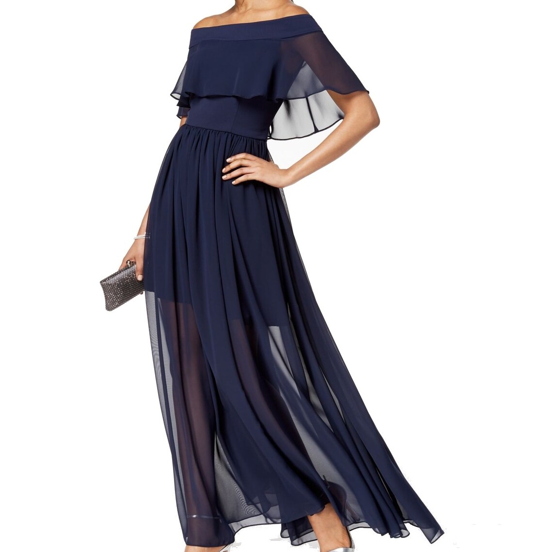 betsy and adam navy gown