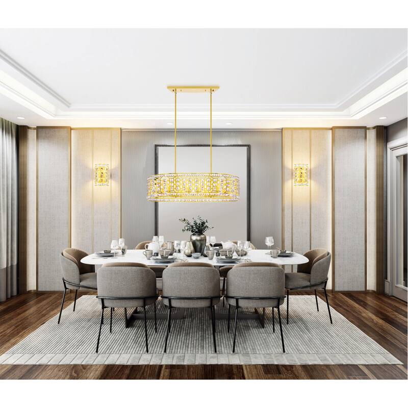 Belinda 8 Light Chandelier With Champagne Finish
