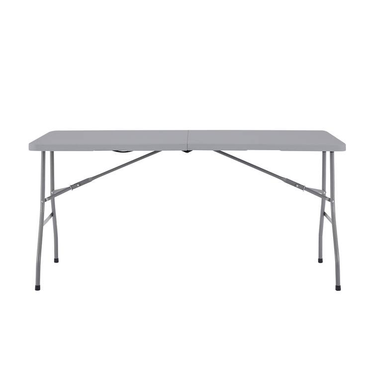 Folding Table Foldable Table Portable Collapsible Table Multipurpose Rectangular Resin Fold Up Table for Outdoor Camping