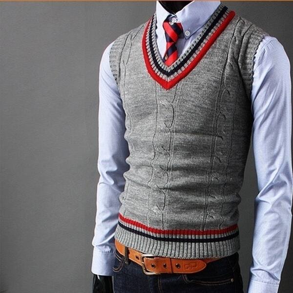 Shop Men S Knite Business Casual Slim Fit Dress Vest Tuxedo Tops 4