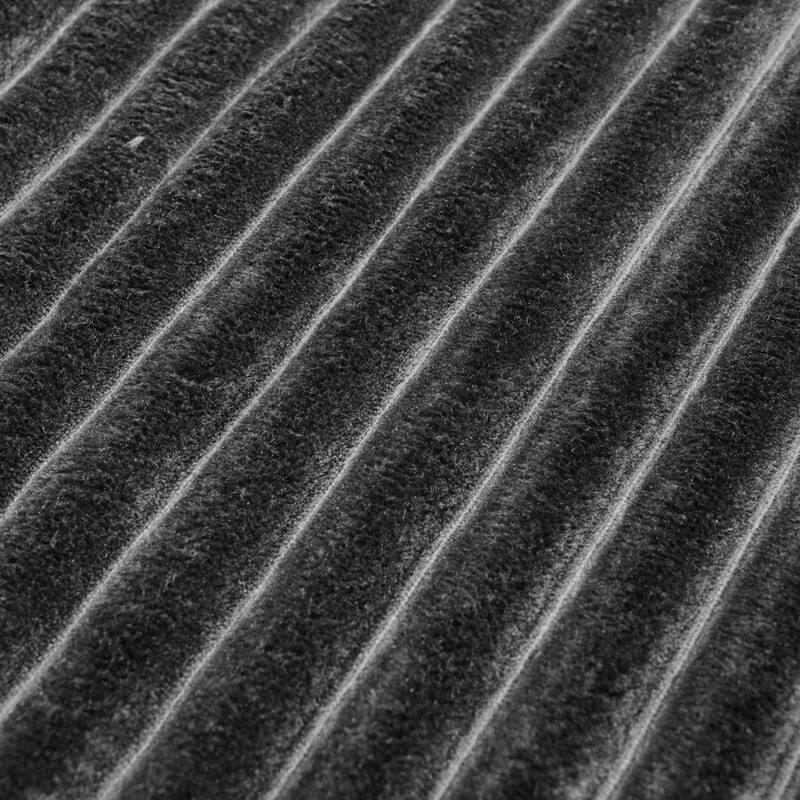 105-in L Casual Black( Corduroy)-Left Chaise Sectional