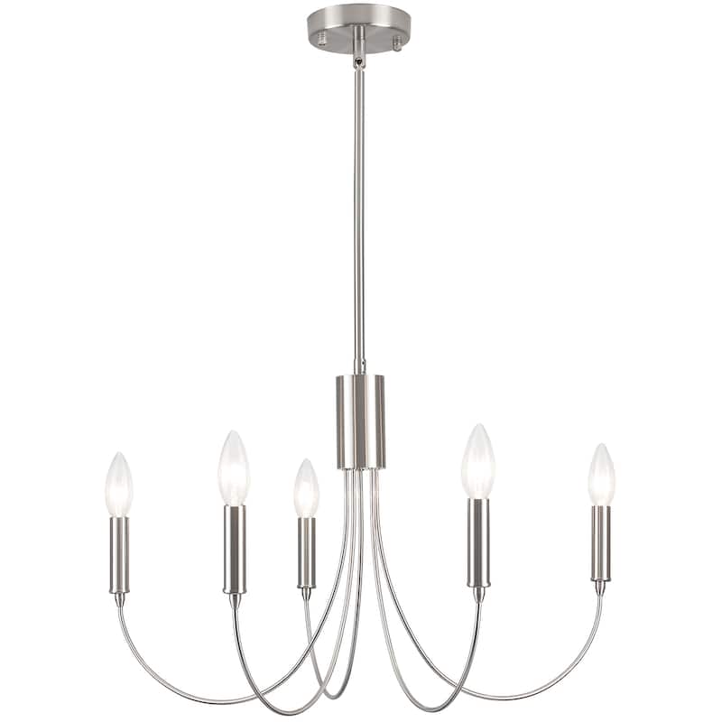 5-Light 23.62 in. Classic Chandelier for Kitchen Living Room