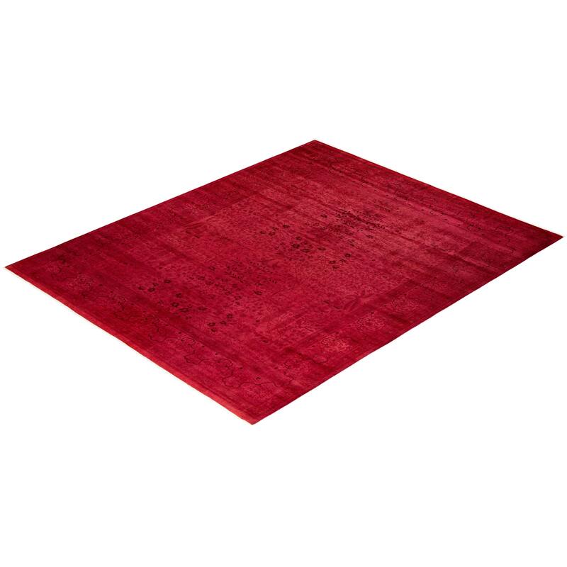 Fine Vibrance, One-of-a-Kind Hand-Knotted Area Rug - Pink, 8' 3" x 10' 3" - 8' 3" x 10' 3"