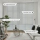 preview thumbnail 41 of 77, GoDear Design 99.99% Blackout & Sheer Natural Woven Adjustable Sliding Panel Track Blinds, Vertical Blinds, 45.8"- 86" W x 96" L