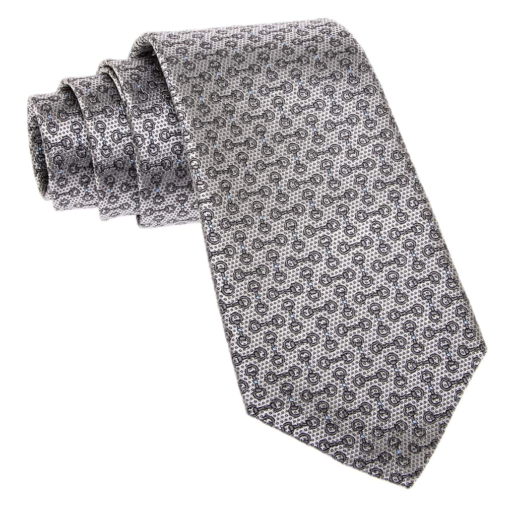Gucci Horsebit Jacquard Tie