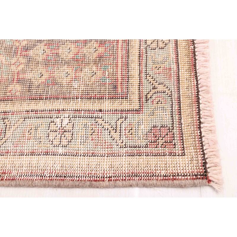 ECARPETGALLERY Hand-knotted Antalya Vintage Dark Red Wool Rug - 9'5 x 12'4