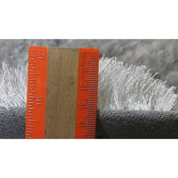 3D 259 Collection 1inch Pile Shag Area Rug Red Color Bed Bath