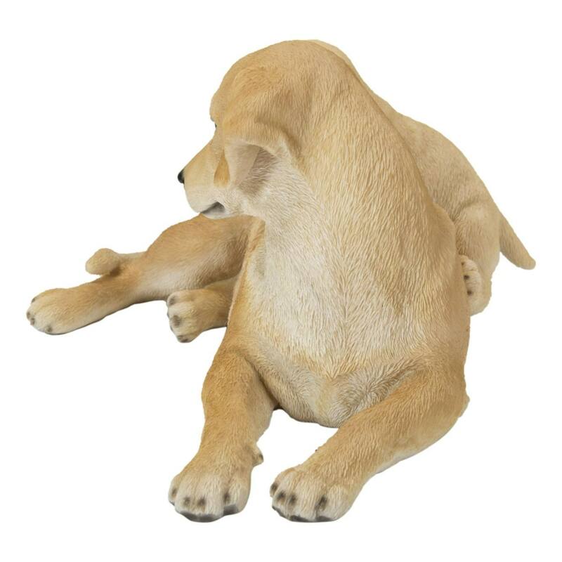 10.5" Mother and Baby Labrador Retriever Outdoor Garden Statue
