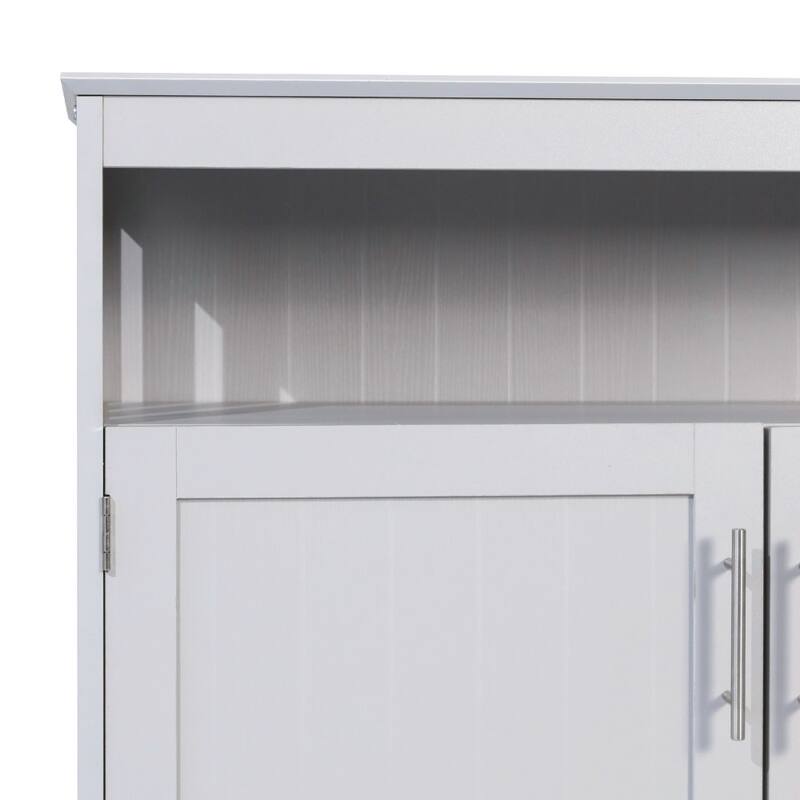Classic Sideboard and Buffet Cabinet with Open and Closed Storage