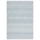 SAFAVIEH Courtyard Zorana Indoor/ Outdoor Waterproof Patio Backyard Rug - 2' x 3'7" - Ivory/Turquoise