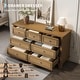 preview thumbnail 18 of 26, 7 Drawer Dresser, Wooden Chest of Drawers with Deep Drawers, 47 in Long Dressers TV Stand