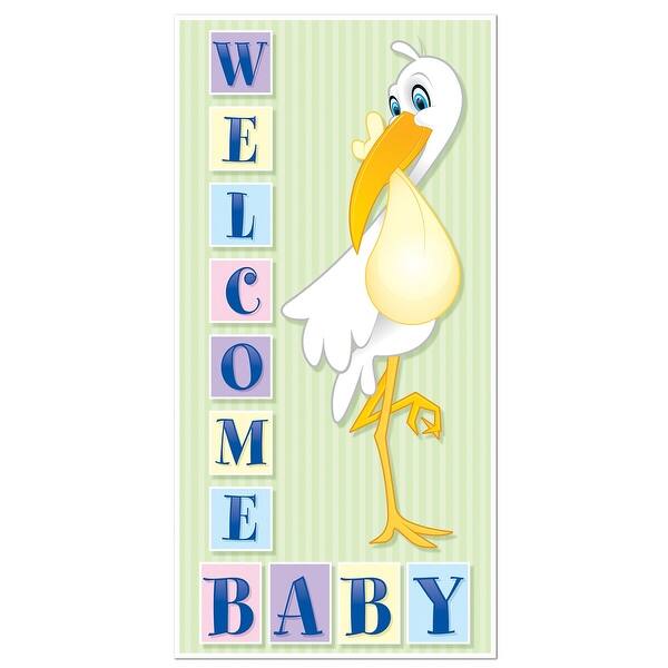Shop Club Pack Of 12 Baby Shower Themed Welcome Baby Door Cover