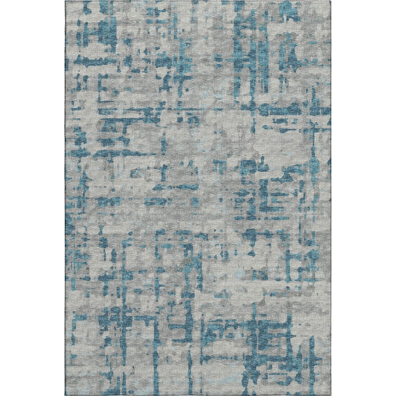 Premium Washable Super Soft Abstract Plaid Mayfield Rug