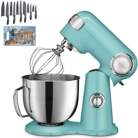 Cuisinart Precision Master 5.5 Quart Stand Mixer and Cutlery Bundle