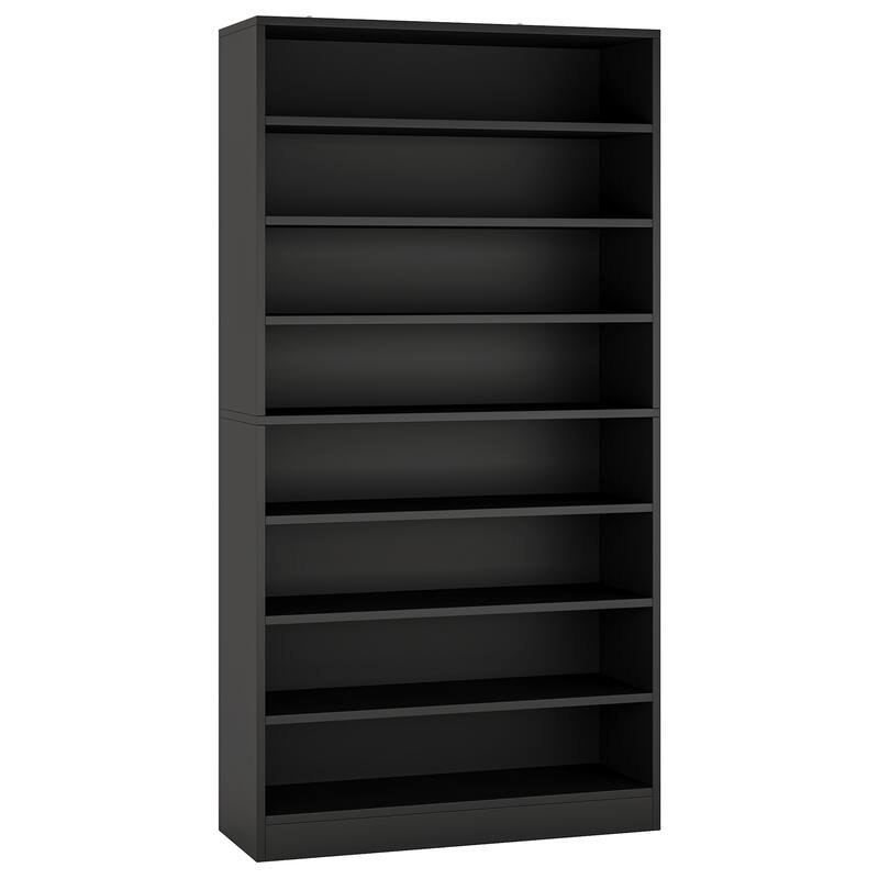31" Width Black Shoe Cabinet, 9 Tiers 40-45 Pairs