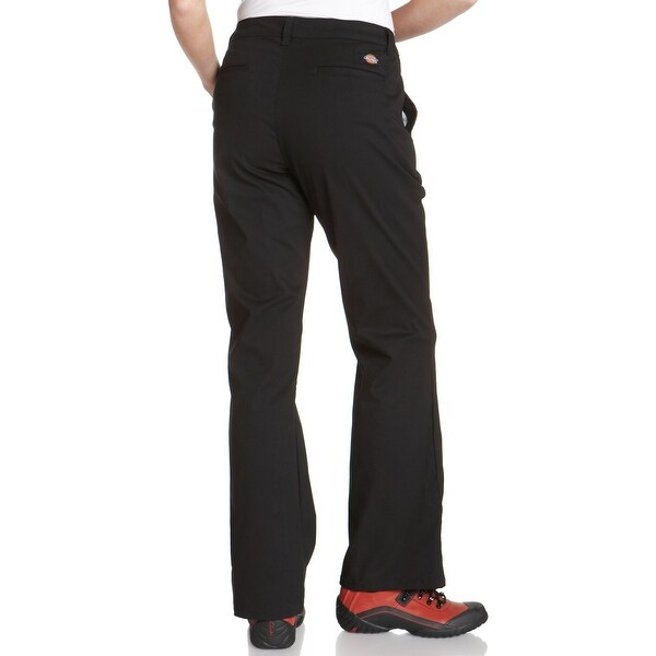slim bootcut work pants