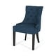 preview thumbnail 42 of 70, Cheney Contemporary Tufted Dining Chairs (Set of 2) by Christopher Knight Home - 21.50" L x 25.00" W x 36.00" H