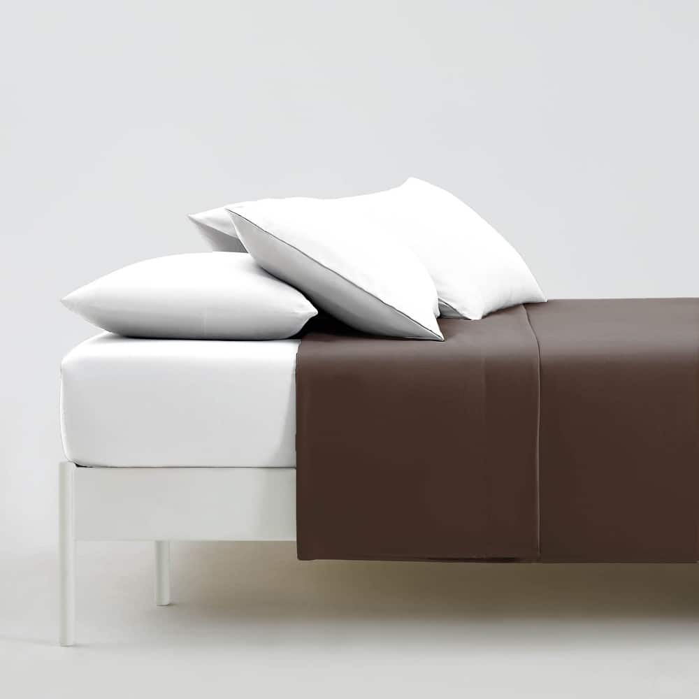 Vilano Oversized Flat Bed Sheet , 2 pack, Flat Sheet Only, Bed Sheet Separates