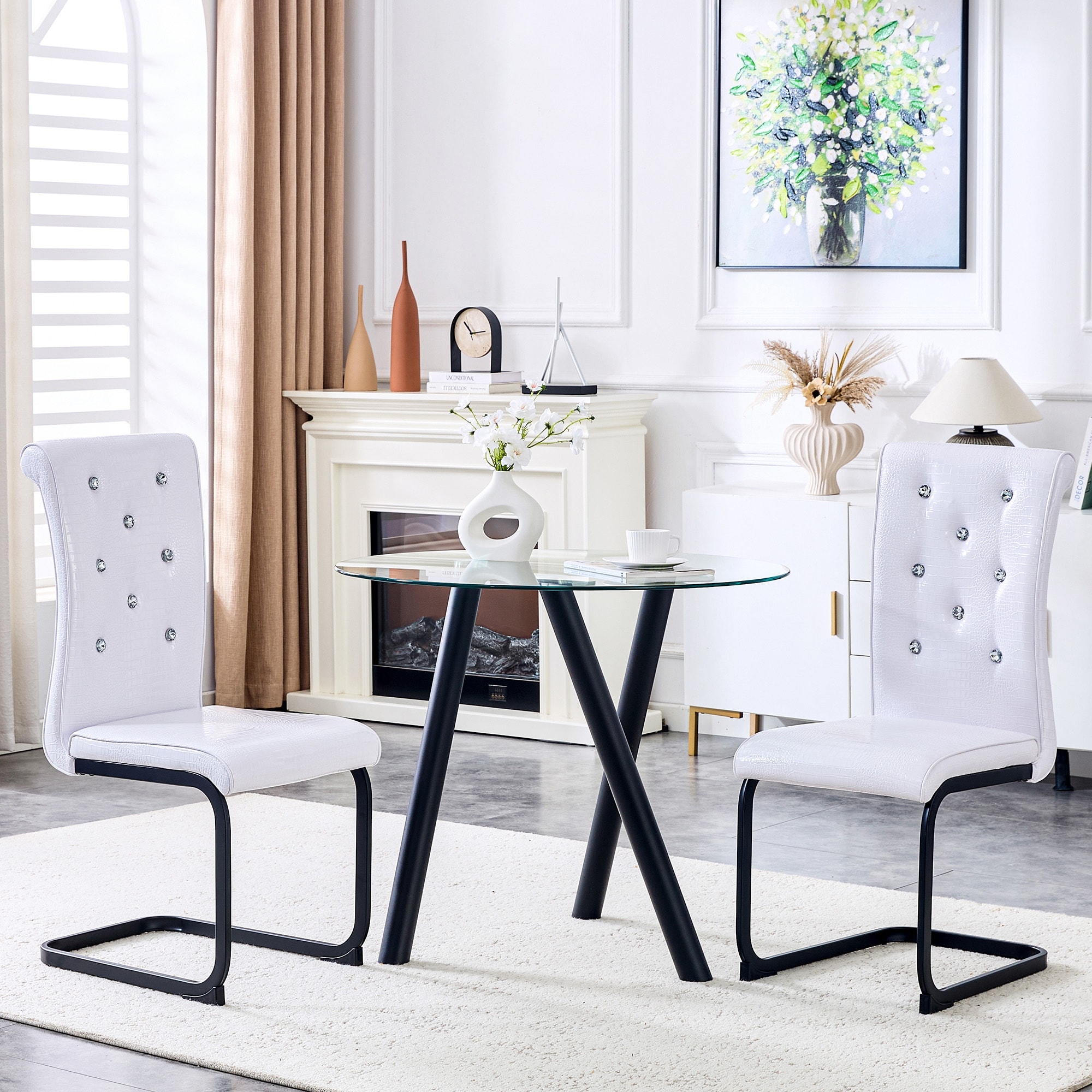 Set of 2 Retro Dining Chairs