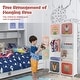 preview thumbnail 15 of 28, Costway 8-Cube Kids Wardrobe Baby Dresser Bedroom Armoire Clothes