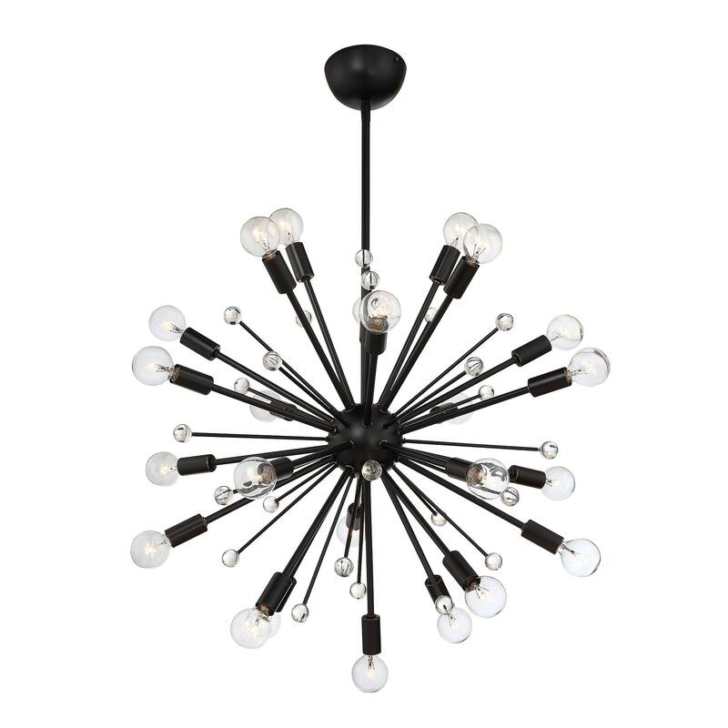 Savoy House Galea 24 Light 22" Wide Abstract Sputnik Chandelier