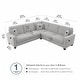 preview thumbnail 36 of 35, Stockton 99W L Shaped Sectional Couch by Bush Furniture