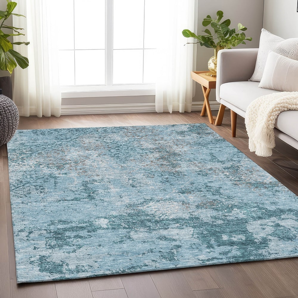 Premium Washable Super Soft Vintage Trellis Mayfield Rug