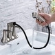 preview thumbnail 3 of 13, Bathlet 2-Handle Bathroom Sink Faucet with Pull Out Sprayer