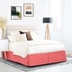 preview thumbnail 13 of 44, Nestl Pleated 14 inch Tailored Drop Bed Skirt - Soft Double Brushed Premium Microfiber Ruffle Bed Skirt