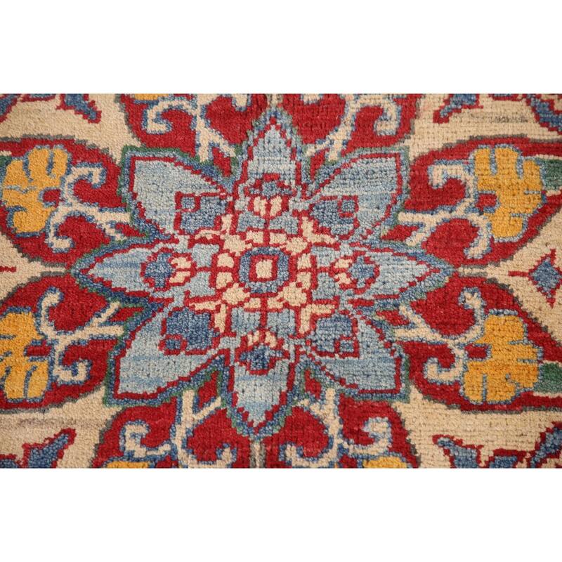 Large Red Kazak Oriental Area Rug Hand-Knotted Wool Carpet - 9'9" x 15'5"