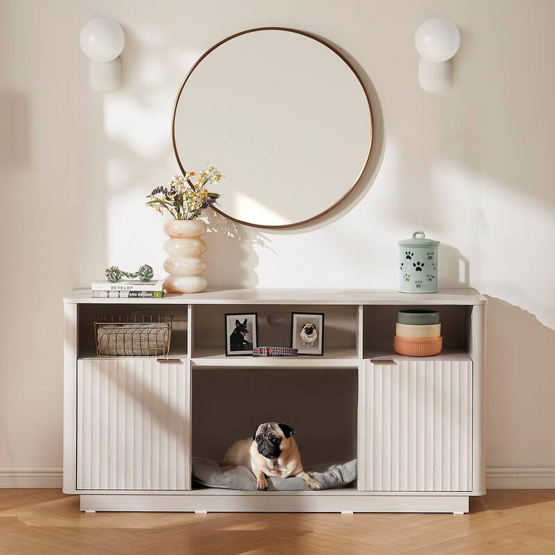 Mopio Brooklyn 59" Electric Fireplace TV Stand