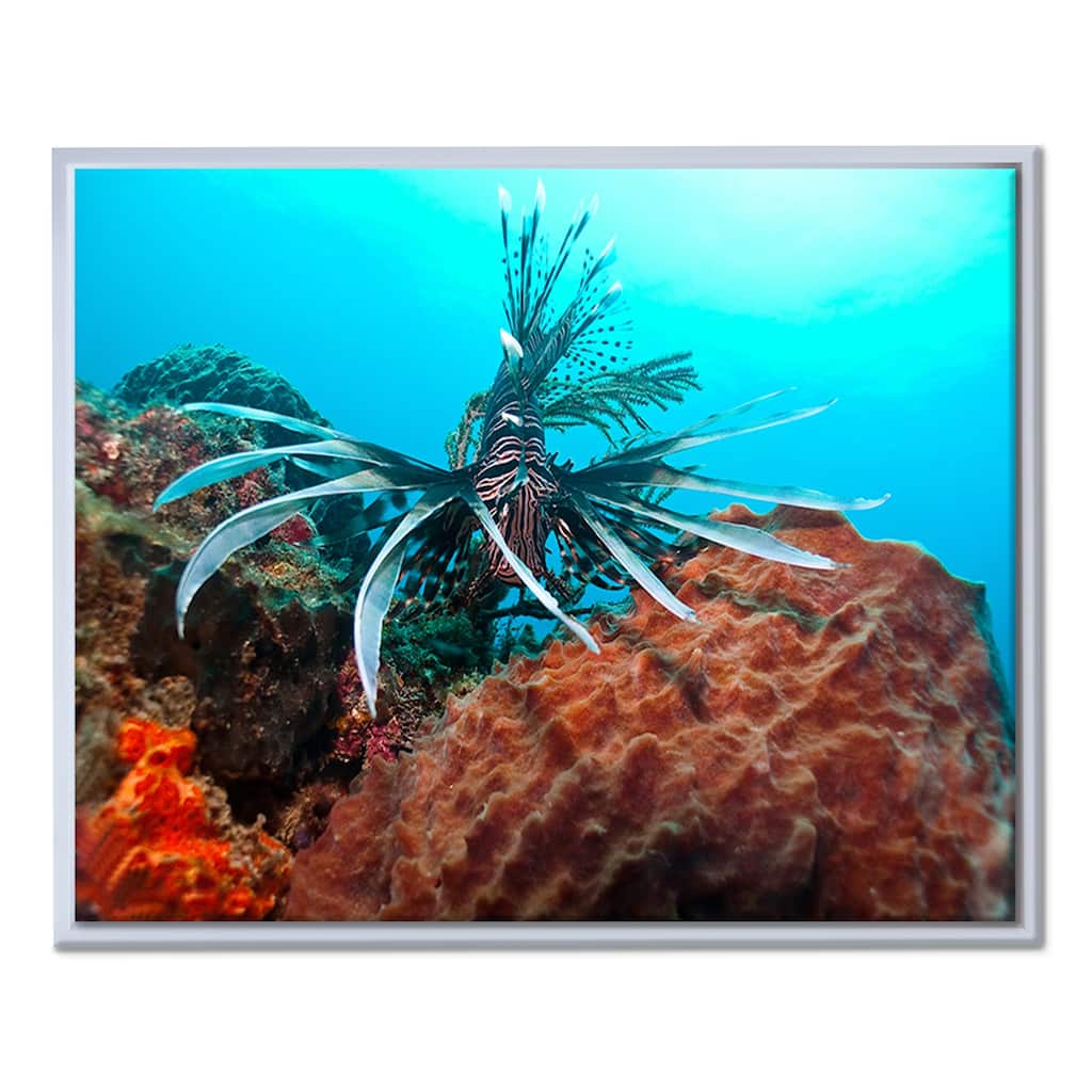Ready2HangArt 'Underwater' Framed Canvas Wall Art