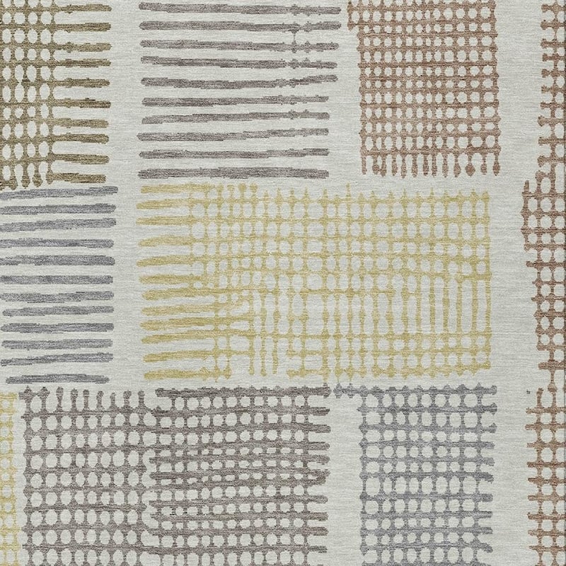 HomeRoots Geometric Transitional Rectangle Outdoor Rug