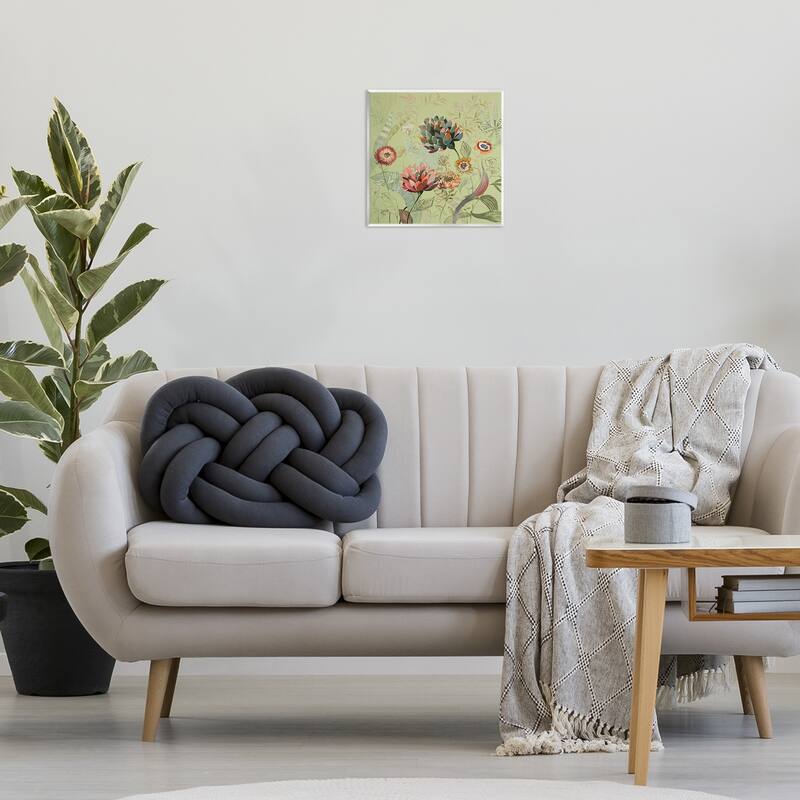 Stupell Traditional Vintage Foliage Wall Plaque Art Design By Dusza