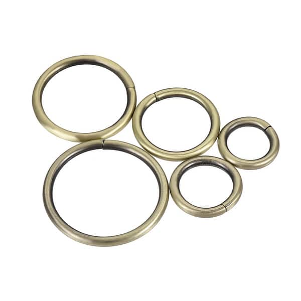 Metal O Ring 16/20/25/32/38mm ID, Iron Rings for DIY Bronze Tone 50pcs ...