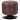 Gaia PU Leather Round Ottoman