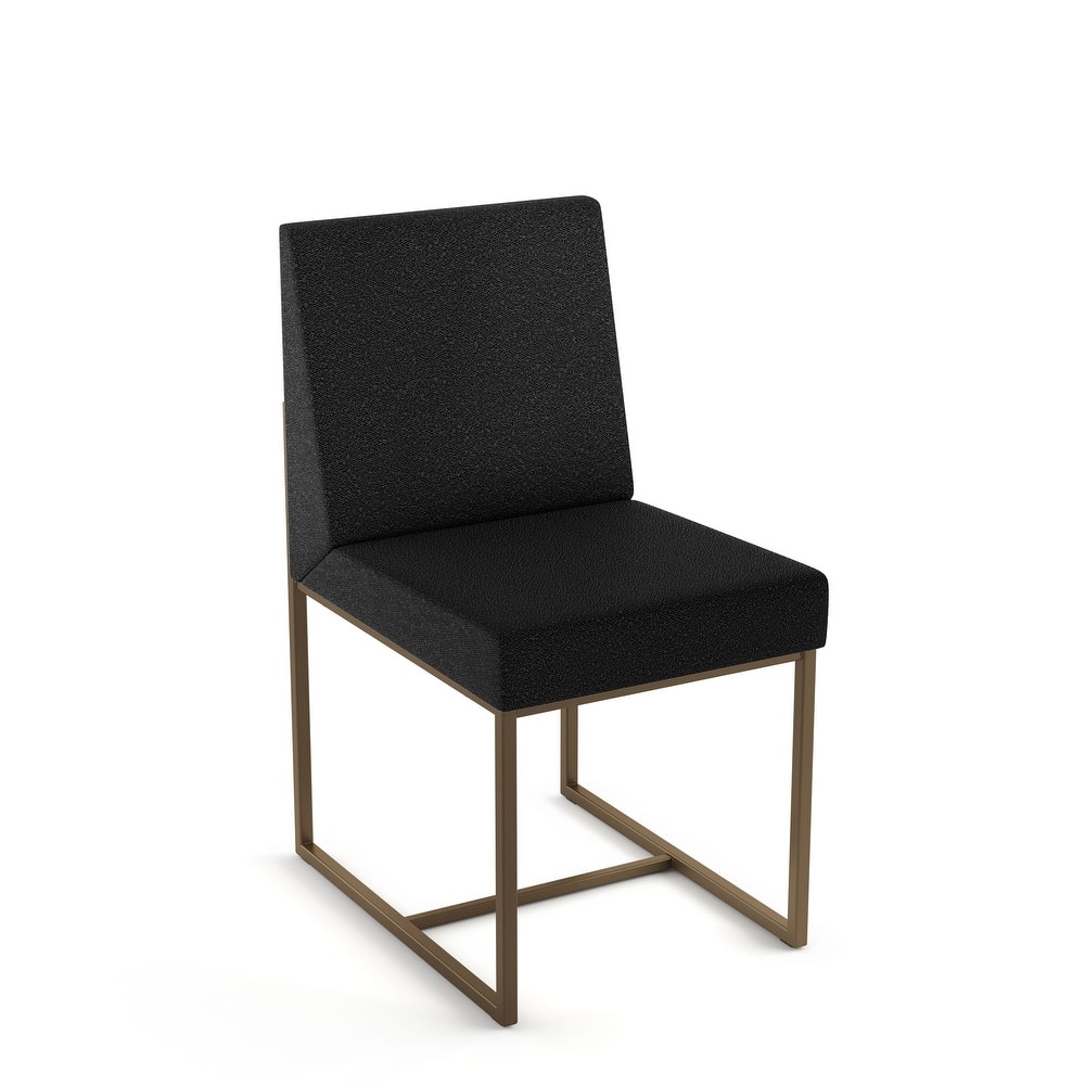 Amisco Derry Upholstered Dining Chair with Metal Legs