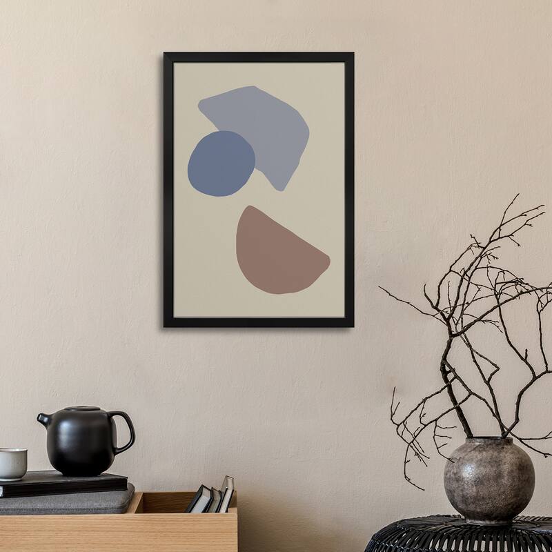 Organic Shapes IV Premium Framed Poster by 1x Studio