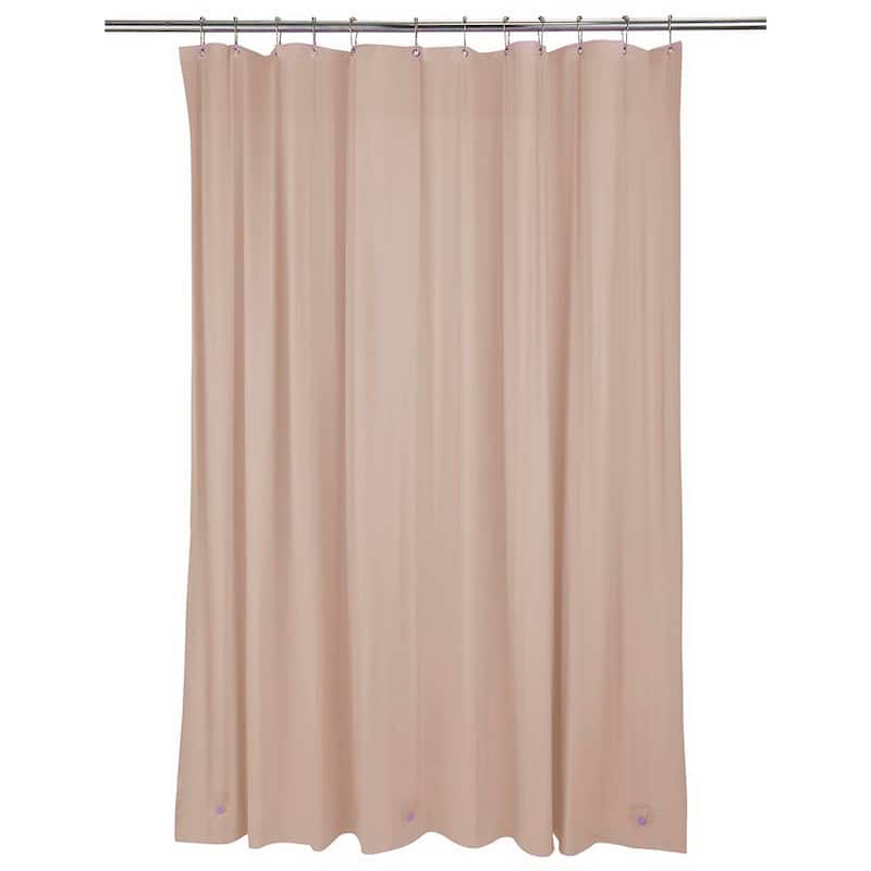 Bath Bliss Heavy Grommet Taupe Shower Liner