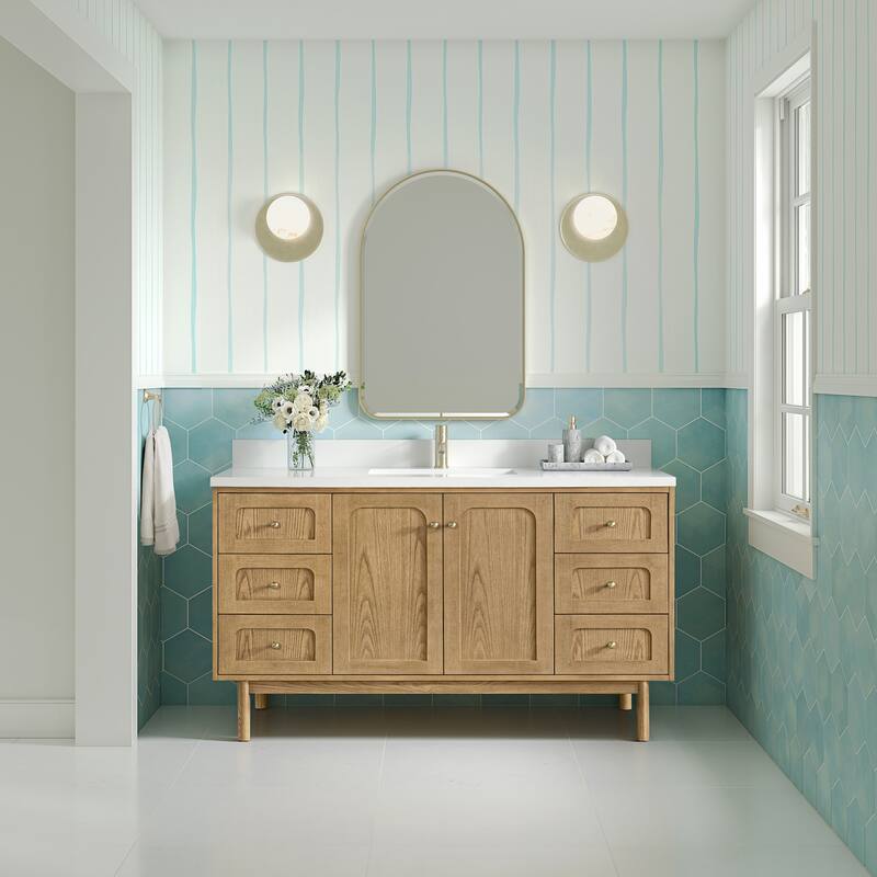 James Martin Vanities 545-V60S-1WZ Laurent 60" Free Standing Single
