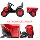 preview thumbnail 3 of 28, 12V Kids Ride-On Tractor with Trailer