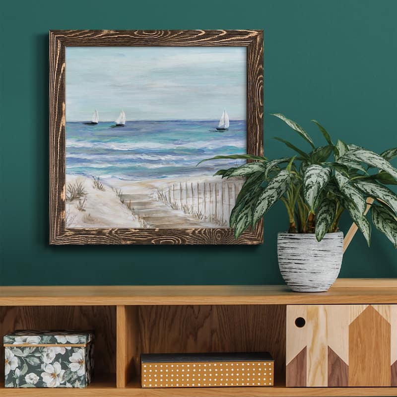 Gulf Shores III-Premium Framed Canvas - Ready to Hang