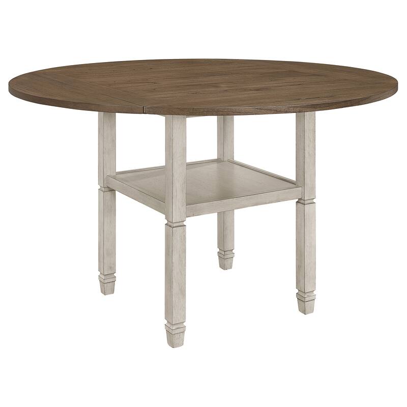 Bentley Rustic Cream Extension Counter Dining Table