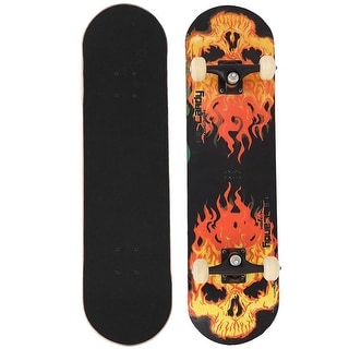 Concave 31.5" Orangutan Skateboard Top Stained Black Complete Trickboard 