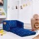 preview thumbnail 4 of 8, Gymax Kids 2 in 1 Convertible Sofa Children Flip-out Chair Lounger - See Details