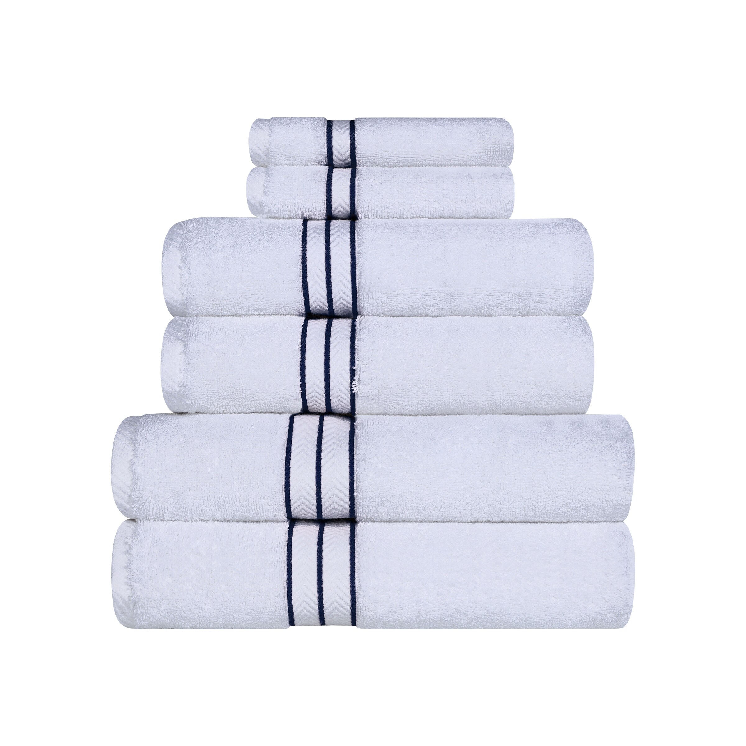 Combed Cotton Towel Sets 6 Pieces Pure Color 2 Large Bath Towels, 2 Hand  Towels, 2 Washcloths Absorbent Home Hotel Bathroom Set - AliExpress