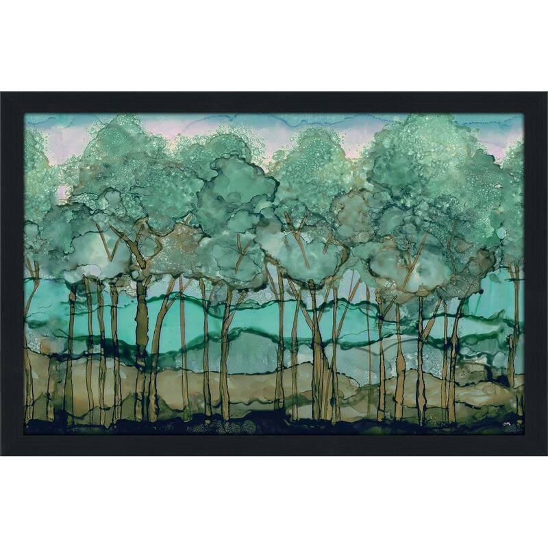 "Green Tree Grove (Horizontal)" Print on Acrylic