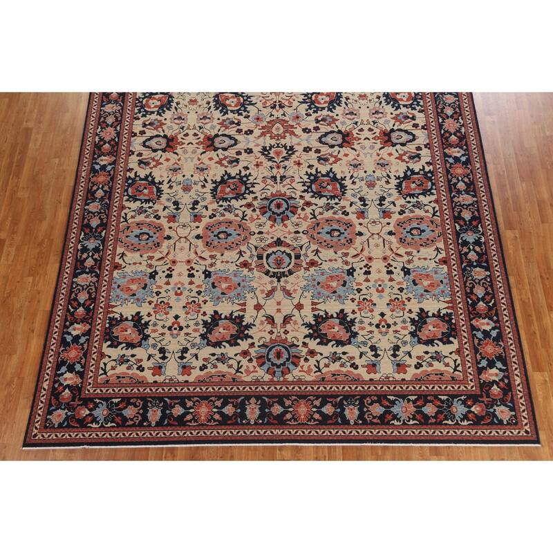 Sultanabad Ziegler Turkish Oriental Area Rug Hand-knotted Wool Carpet - 9'9" x 13'0"